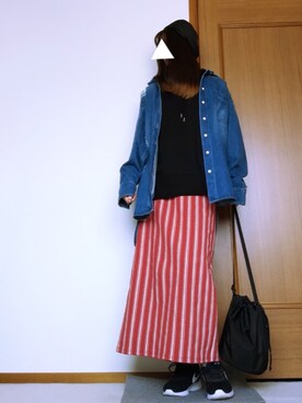スウェットを使った 半袖パーカー のレディース人気ファッションコーディネート Wear