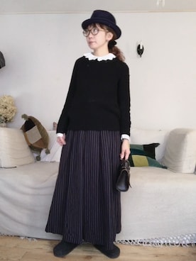 「Lisette（リゼッタ）のアイテム」を使った、iroas31さん（レディース・153cm）の冬コーディネート