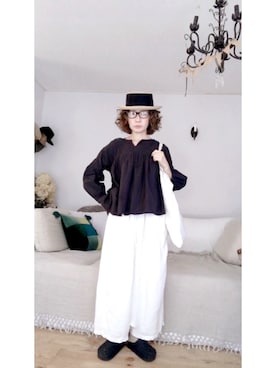 「pcnc（ピクニックカンパニー）のアイテム（帽子）」を使った、iroas31さん（レディース・153cm）の春コーディネート