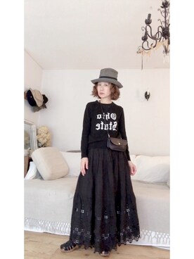 「マキシスカート」｜「アイテム（財布/小物）」を使った、iroas31さん（レディース・153cm）の春コーディネート