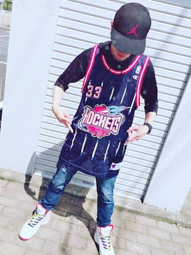 バスケタンク のメンズ人気ファッションコーディネート Wear