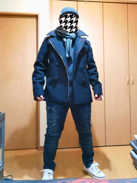 「PRODUCT（street）（プロダクト）のアイテム」を使った、xeroxeroさん（メンズ・173cm）の冬コーディネート