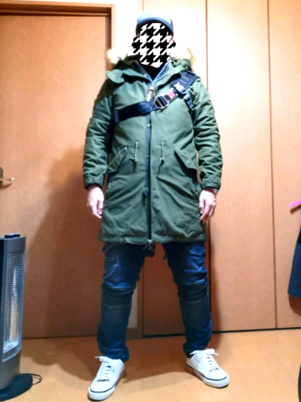 grn（ジーアールエヌ）の「3WAY デニム/ツイルモッズコート