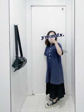 「blue」｜「アイテム（ワンピース）」を使った、ymmdsxさん（レディース・155cm）の夏コーディネート