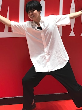 「Scye（サイ）のアイテム（シャツ/ブラウス）」を使った、Gintaroさん（メンズ・178cm）の秋コーディネート