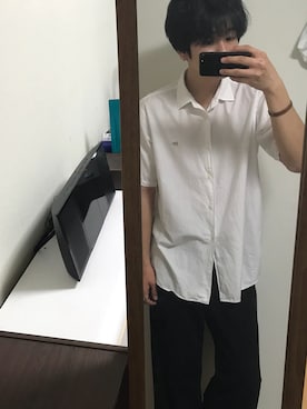 「Scye（サイ）のアイテム（シャツ/ブラウス）」を使った、Gintaroさん（メンズ・178cm）の秋コーディネート