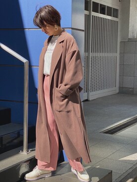 「GeeRA（ジーラ）のアイテム（その他アウター）」を使った、RyuRyu さん（レディース・154cm）の春コーディネート