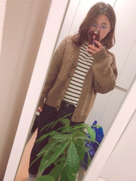 「DISCOAT（ディスコート）のアイテム（その他アウター）」を使った、mamiさん（レディース・152cm）の秋コーディネート