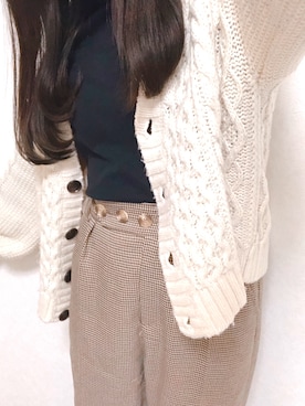 あやなまさん（レディース・157cm）の冬コーディネート