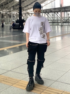 YU-KA OZAWAさん(レディース・153cm)の夏コーディネート