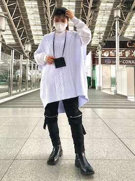 YU-KA OZAWAさん（レディース・153cm）の春コーディネート