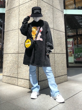 YU-KA OZAWAさん（レディース・153cm）の春コーディネート