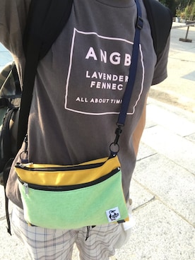 「ANDGEEBEE（アンジービー）のアイテム（パンツ）」を使った、nyam7さん（レディース・155cm）の夏コーディネート