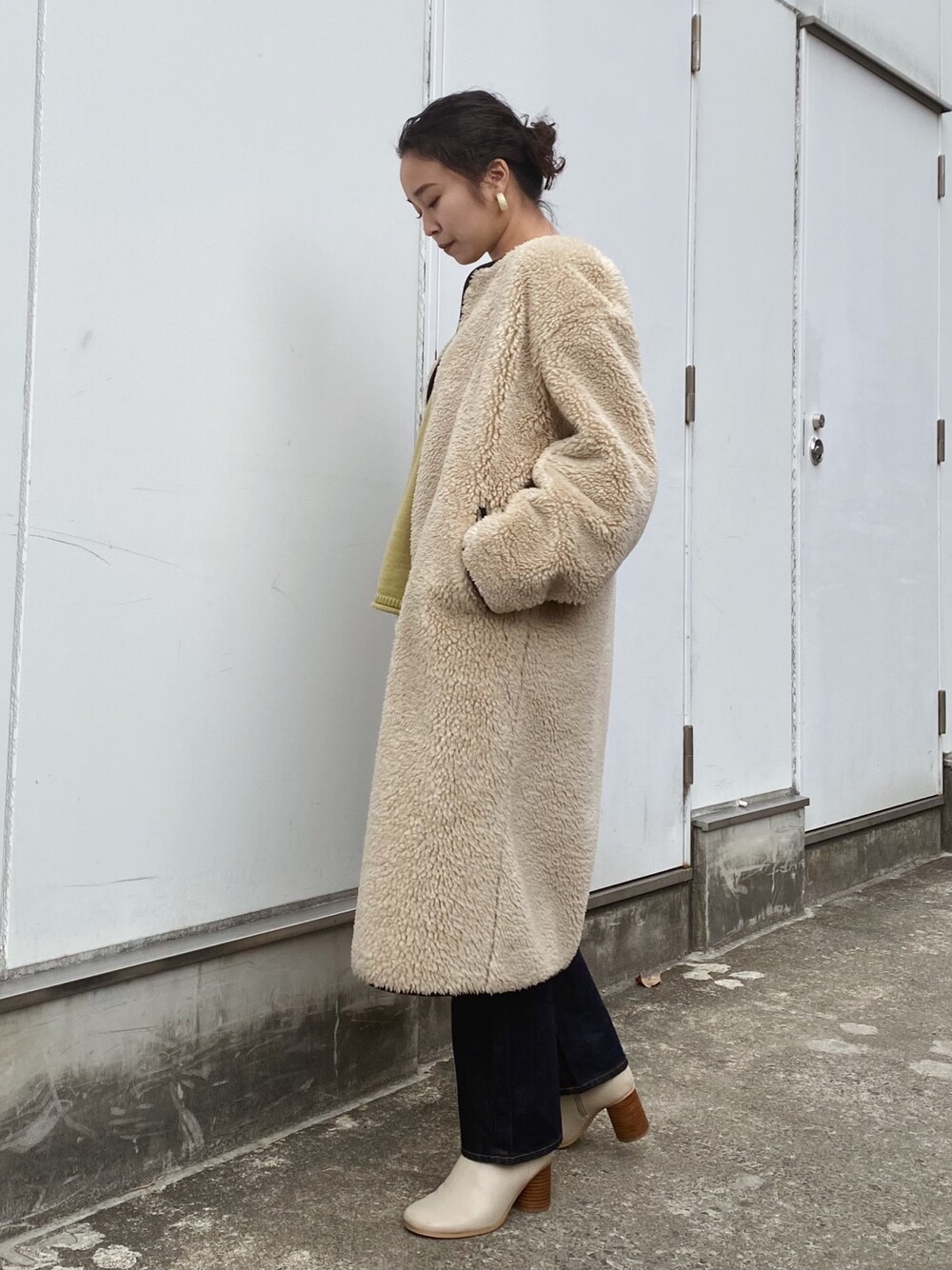 Ungridのノーカラーコートを使った人気ファッションコーディネート - WEAR