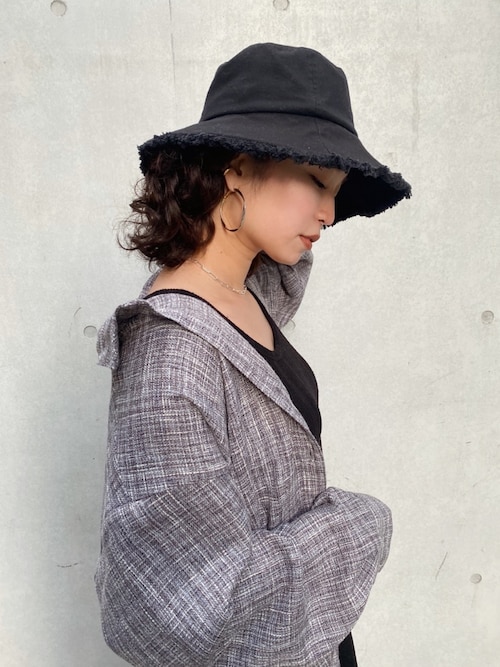 Ungrid渡邊桃佳さんのハットを使ったコーディネート Zozotown