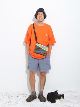 「KEEN（キーン）のアイテム（その他シューズ）」を使った、_h.n.d.w_さん（メンズ・180cm）の春コーディネート