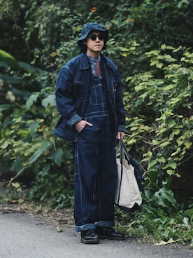 「OSHKOSH（オシュコシュ）のアイテム（ジャケット/アウター）」を使った、_h.n.d.w_さん（メンズ・180cm）の春コーディネート