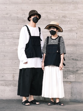 「CHAMULA（チャムラ）のアイテム（シューズ）」を使った、_h.n.d.w_さん（メンズ・180cm）の夏コーディネート
