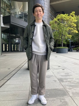 「LAVENHAM（ラベンハム）のアイテム（その他アウター）」を使った、KANAIさん（メンズ・173cm）の秋コーディネート