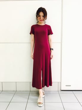 「snidel」｜haruka Kuboさん（レディース・160cm）の夏コーディネート