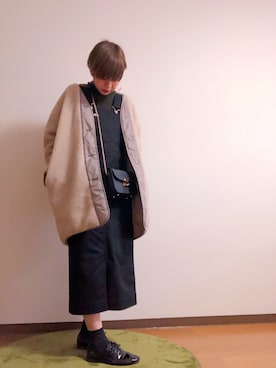 かえ。さん（レディース・165cm）の冬コーディネート