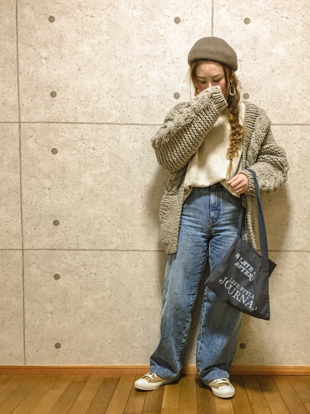 TODAYFUL トゥデイフル　ケーブルハンドニットカーディガン TODAYFUL（トゥデイフル）の「ケーブルハンドニットカーディガン