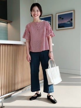 「orslow」｜canae ueharaさん（レディース・162cm）の春コーディネート