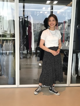 canae ueharaさん（レディース・162cm）の夏コーディネート