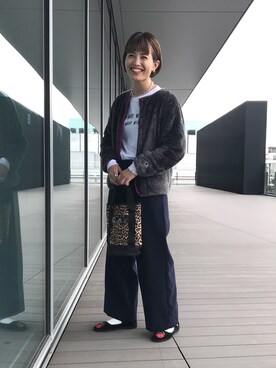 「Gregory」｜「アイテム（その他アウター）」を使った、canae ueharaさん（レディース・162cm）の秋コーディネート