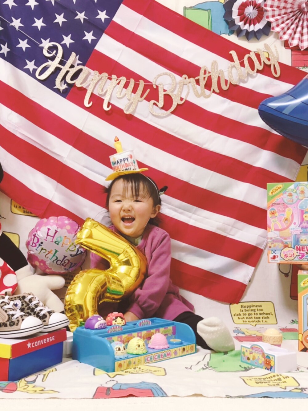 「petit mainの後ろリボン付きペプラムチュニック（ワンピース/ドレス、ピンク系）」を使った、ya-tanさん（レディース・162cm）の夏コーディネートの1枚目の写真
