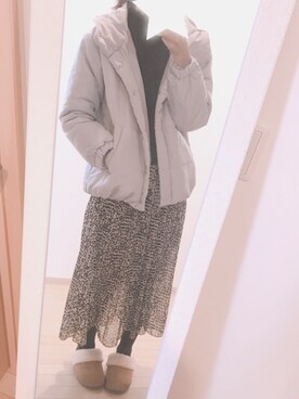 「Samansa Mos2 blue（サマンサモスモスブルー）のアイテム（その他アウター）」を使った、hii_tonさん（レディース・165cm）の春コーディネート