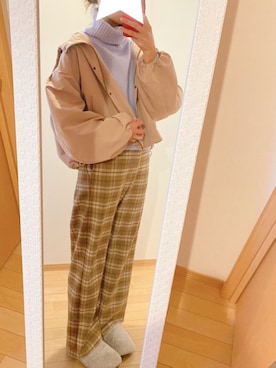 「apres jour（アプレジュール）のアイテム（マウンテンパーカー）」を使った、hii_tonさん（レディース・165cm）の冬コーディネート