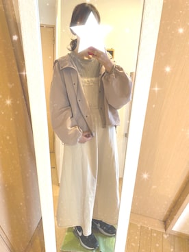 「apres jour（アプレジュール）のアイテム（マウンテンパーカー）」を使った、hii_tonさん（レディース・165cm）の春コーディネート
