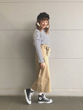 Rinaさん(レディース・158cm)の春コーディネート