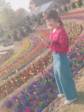 Rinaさん（レディース・158cm）の春コーディネート