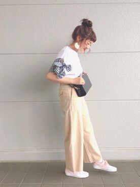 Rinaさん（レディース・158cm）の春コーディネート