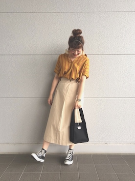 Rinaさん（レディース・158cm）の夏コーディネート