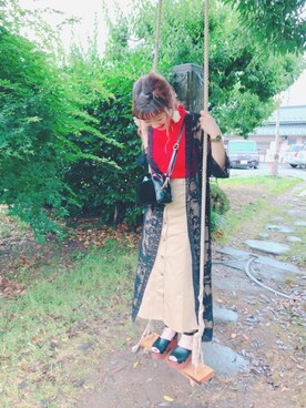 Rinaさん(レディース・158cm)の夏コーディネート