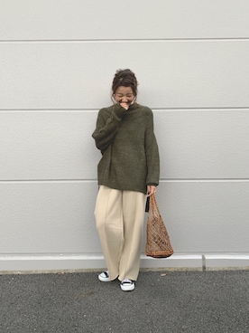 Rinaさん（レディース・158cm）の秋コーディネート