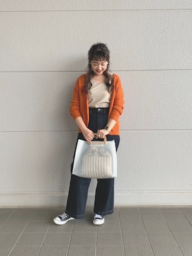 Rinaさん（レディース・161cm）の春コーディネート