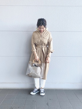 Rinaさん(レディース・161cm)の春コーディネート