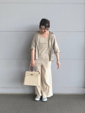 Rinaさん（レディース・161cm）の春コーディネート