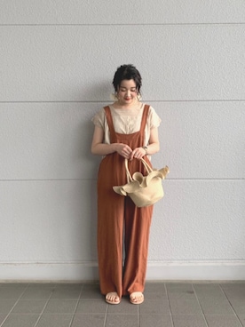 Rinaさん（レディース・160cm）の夏コーディネート