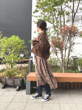 Rinaさん（レディース・161cm）の秋コーディネート