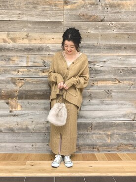 Rinaさん（レディース・161cm）の秋コーディネート