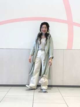 Rinaさん（レディース・161cm）の春コーディネート