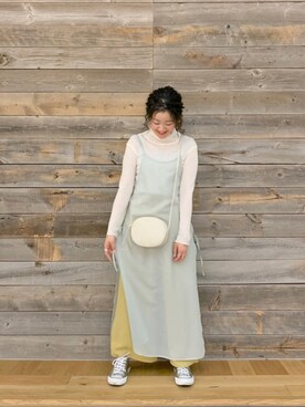 Rinaさん（レディース・161cm）の春コーディネート