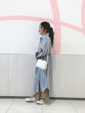 Rinaさん（レディース・161cm）の春コーディネート