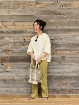 Rinaさん（レディース・161cm）の春コーディネート