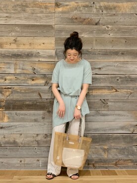 Rinaさん（レディース・161cm）の春コーディネート